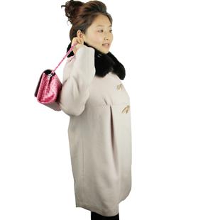 上海女人花羊绒大衣