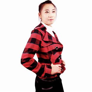 女生前线专柜正品 呢子外套 88642