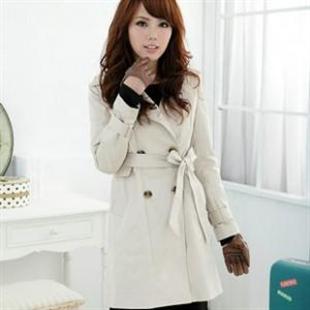 n9style115577简约气质御寒风衣