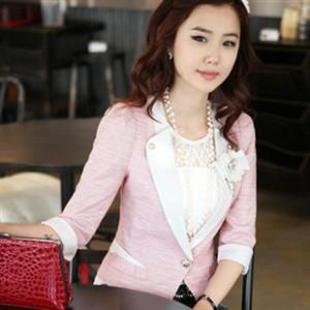 HJ 6039 最新时大方优雅百搭细纹小西装 3色