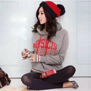 W60014韩依依冬装新款裸婚时代童佳倩同款卫衣 抓绒卫衣帽衫