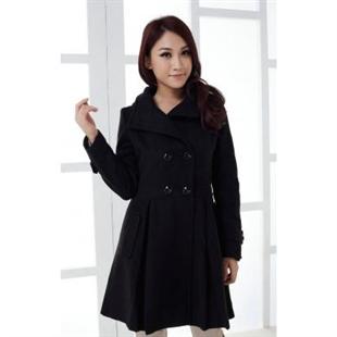 七姿蝶S3059时尚优雅学院风连帽外套