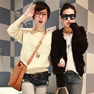 W60009韩依依冬装新款韩版暖暖的冬日烟花绒时尚外套