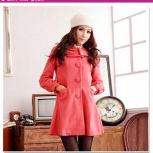 RYQ8817容悦 气质淑女修身A字版型呢料大衣