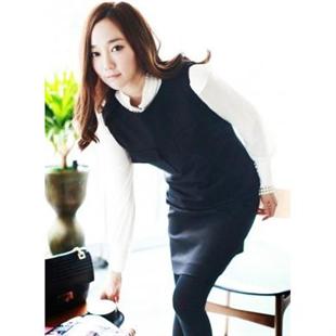 诗蓓蜜 职场女性干练褶皱修身衬衣SE1620