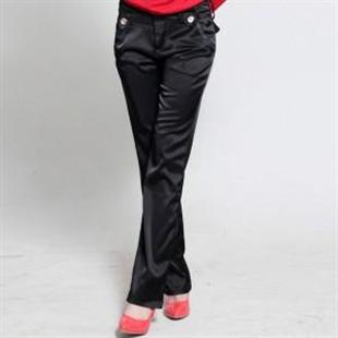 翠诗秋冬韩版显瘦休闲长裤直筒裤女裤有大码T91127