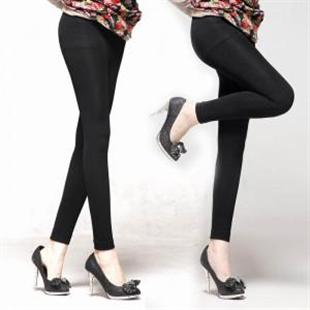 翠诗 加厚天鹅绒拉绒糖果色显瘦九分弹力打底裤T91133