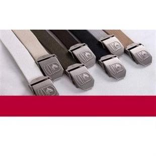 加厚版/个性时尚帆布皮带/腰带/军绿条纹11519/P19