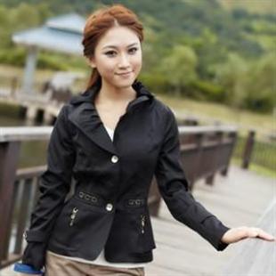 七姿蝶A3036秋季时尚优雅翻领小外套