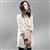 韩依依A1558秋装新款时尚淑女镂空圆领中袖束腰连衣裙