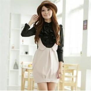 RY7701卡哇伊日系精美背带裙