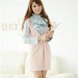 RY8808时尚百搭钉珠背心裙