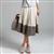 Q110870 新款秋冬 亚麻田园风格半身裙