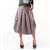 Q110867 新款秋冬 纯棉系带休闲半身裙 大摆裙