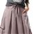 Q110867 新款秋冬 纯棉系带休闲半身裙 大摆裙