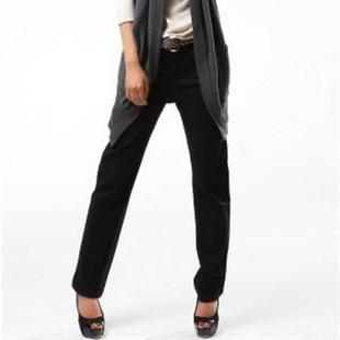 K110848 新款秋冬 潮女韩版超显瘦纯棉休闲铅笔裤小脚裤靴裤