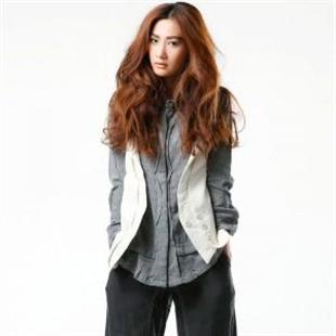 H110838  韩版修身无袖双排扣收腰小西装马甲/背心外套