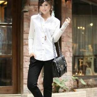 HYYX-A019蕾丝袖劲色衬衣