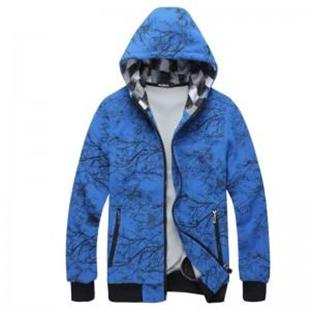 格男仕 新款男装 连帽型男必备时尚卫衣 男 W001-20 天蓝色