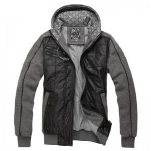 格男仕 冬装休闲连帽百搭保暖棉衣棉服外套 男 短款 J088