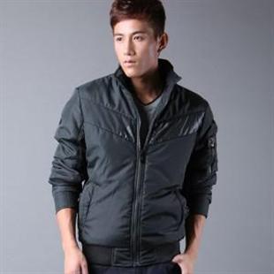 格男仕 秋冬新款 商务休闲防寒服外套棉衣 男 J055-11 墨绿