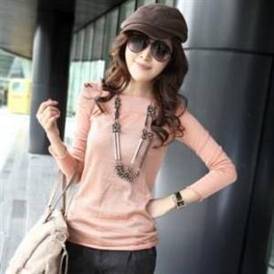 韩语依轩JK80036耸肩针织线衫