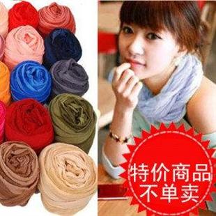 爆款推荐 可爱糖果皱皱围巾●可多条撞色搭配 限量款9545