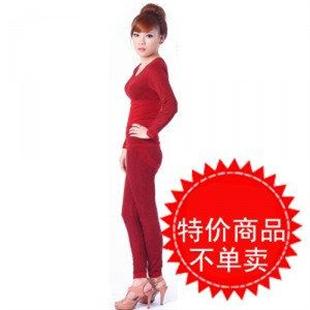 秋冬女圆领花束腰美体内衣 无缝美体超薄打底内衣 保暖内衣